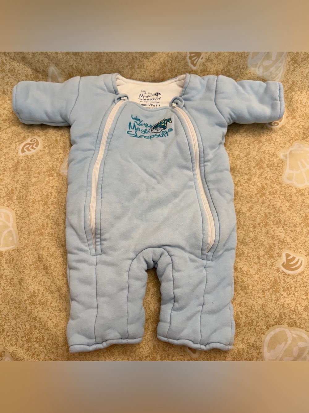 Baby Merlin’s Magic Sleepsuit Blue Size Small 3-6M